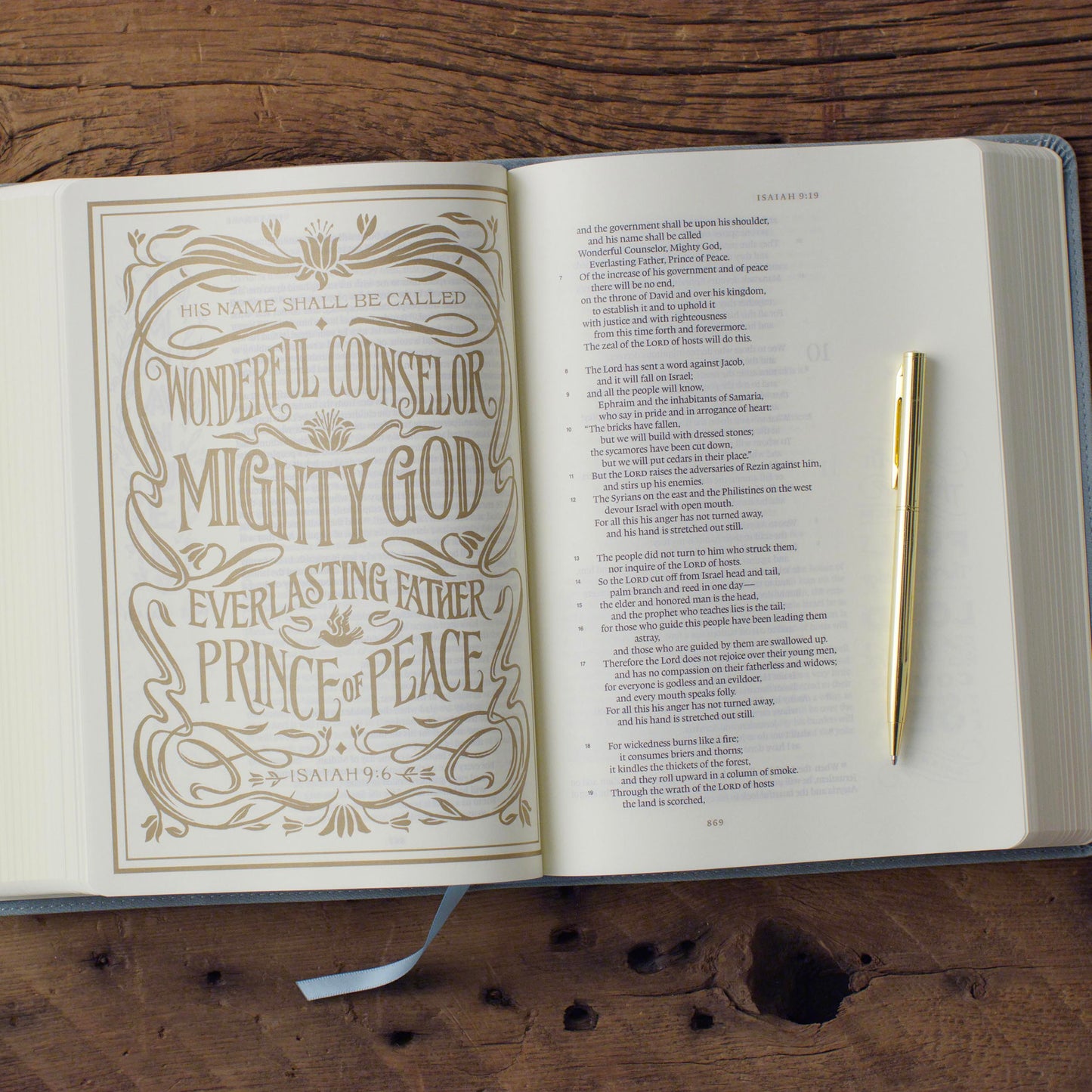 ESV Illuminated™ Bible, Art Journaling Edition - Paris Sky - The Christian Gift Company