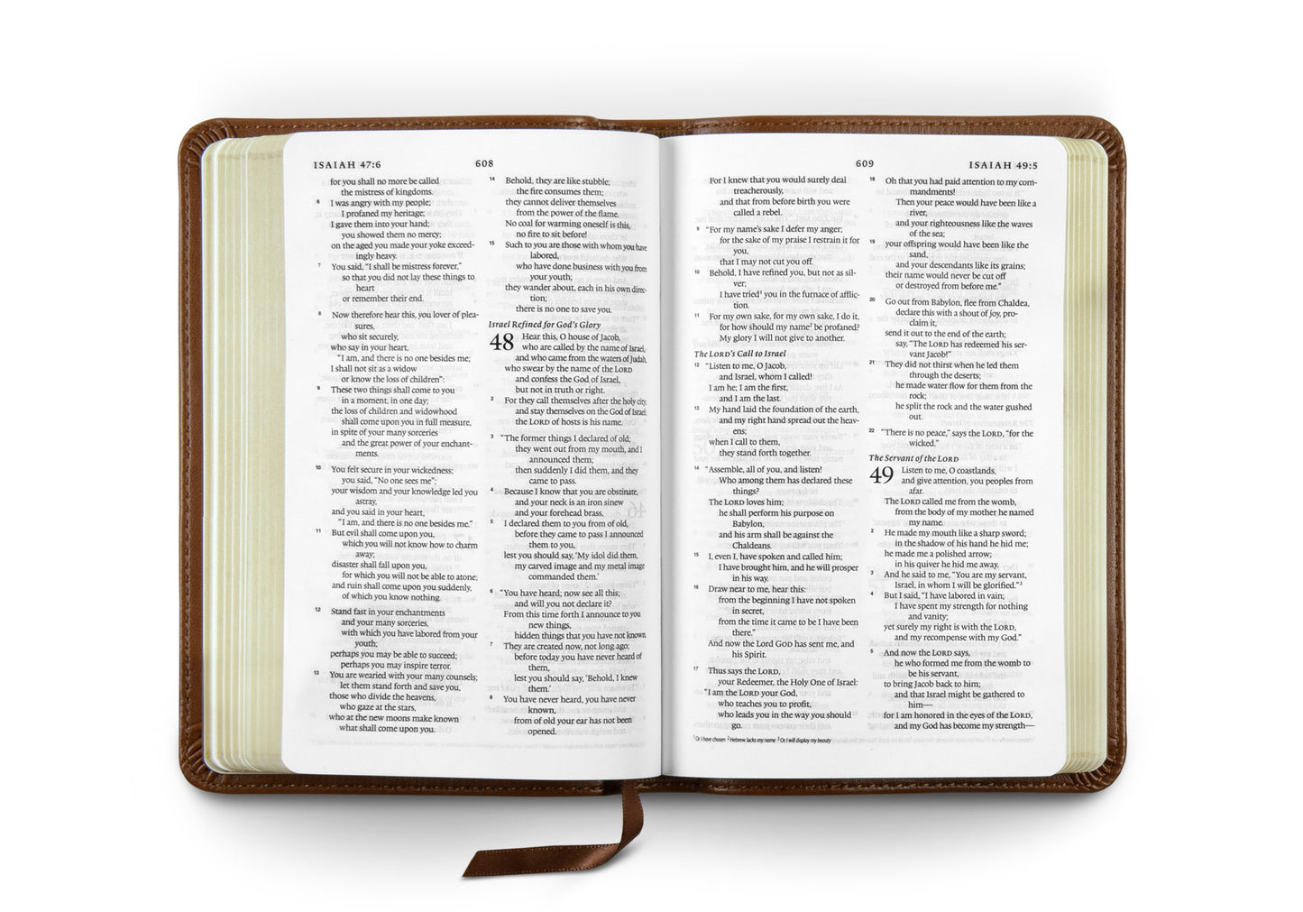 ESV Compact Bible, TruTone®, English Saddle - The Christian Gift Company