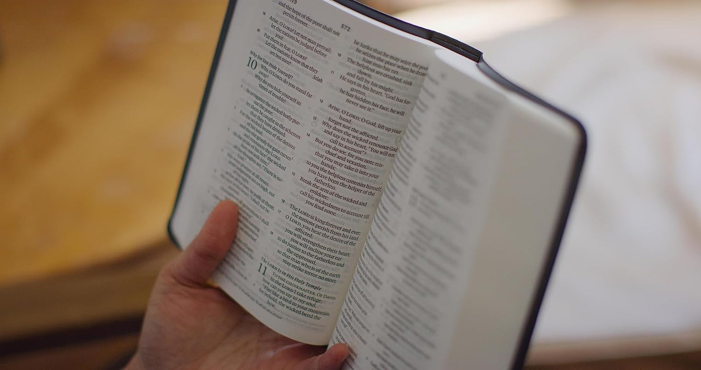 ESV Value Large Print Compact Bible, TruTone®, Black - The Christian Gift Company