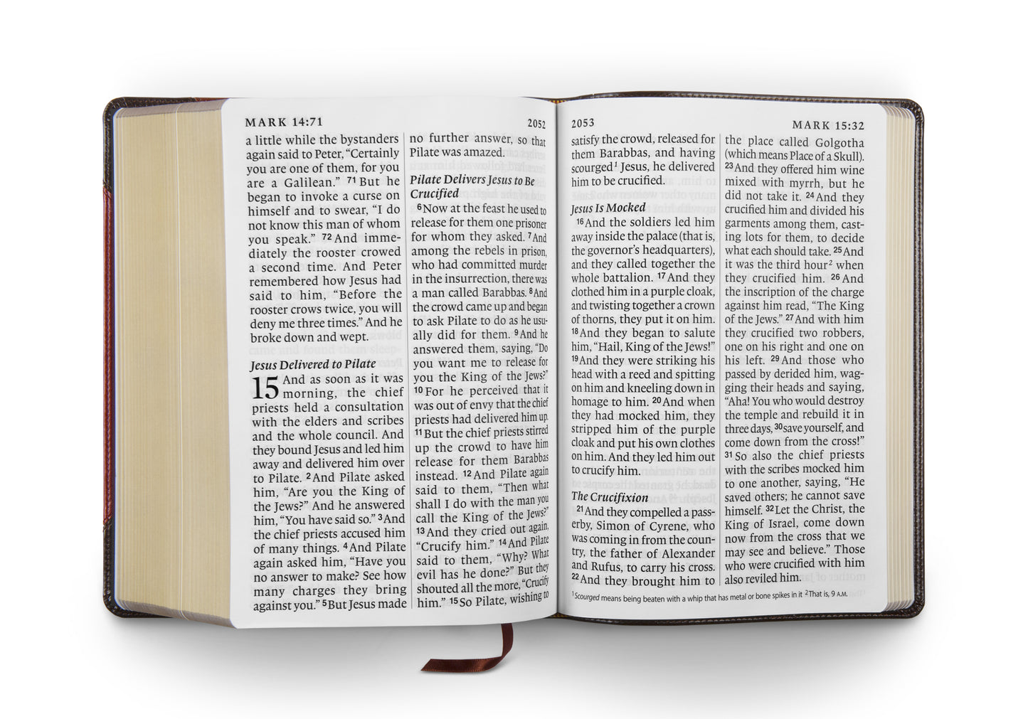 ESV Super Giant Print Bible, TruTone®, Brown - The Christian Gift Company