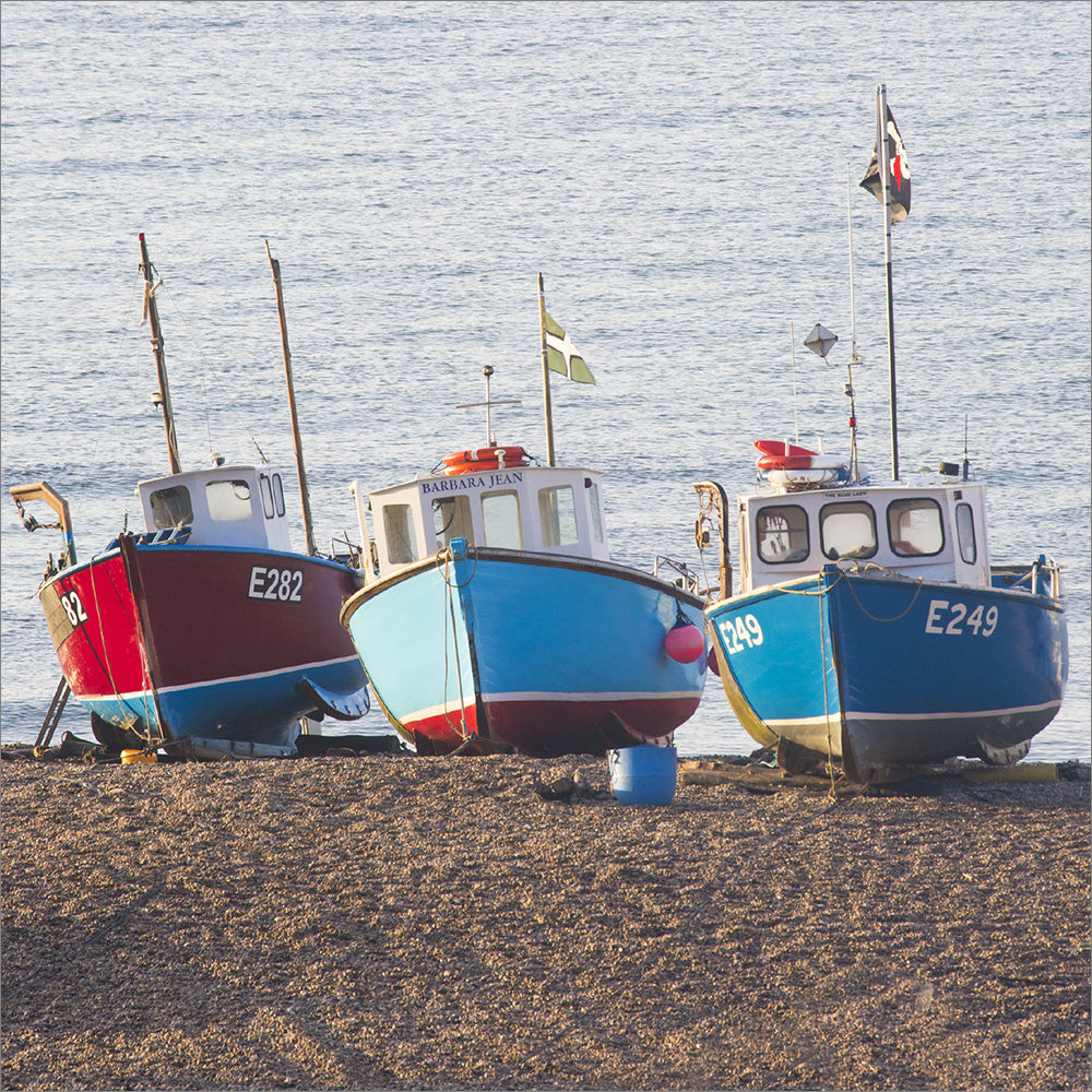 Blank Card: Fishing Boats - The Christian Gift Company