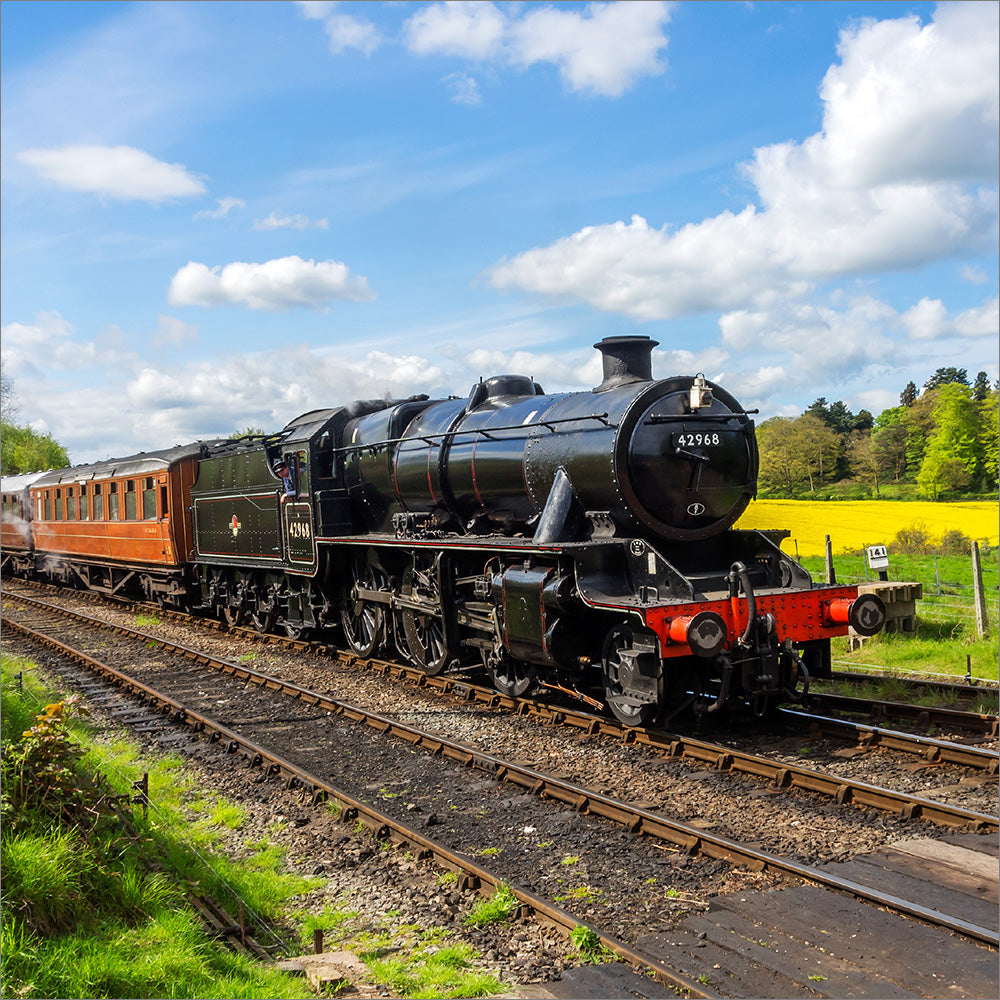 Blank Card: Steam Train - The Christian Gift Company