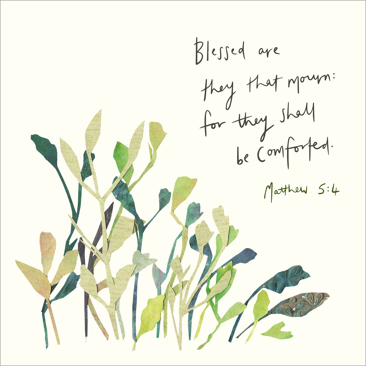 Sympathy Card - Blessed Are They That Mourn - The Christian Gift Company