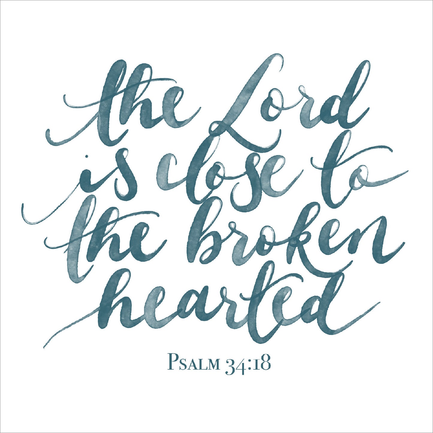Sympathy Card - The Lord Is Close - The Christian Gift Company