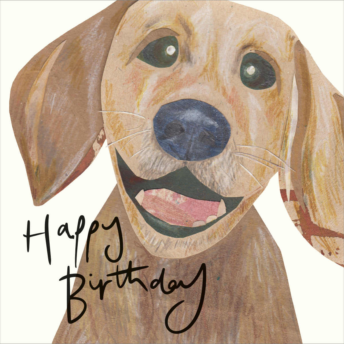Birthday Card - Papercut Labrador