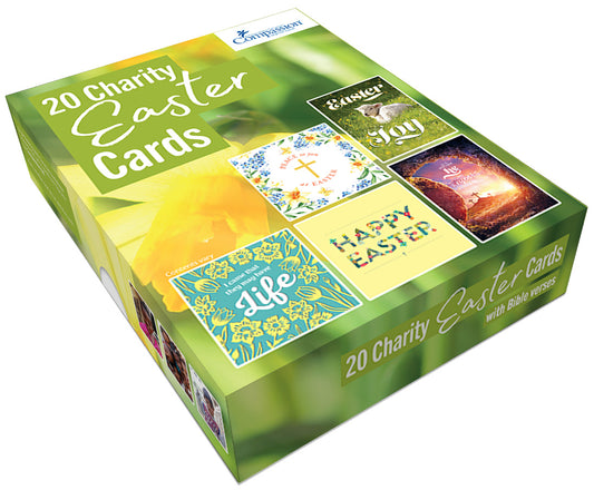 Compassion Charity Easter Card Box - 20 cards - The Christian Gift Company