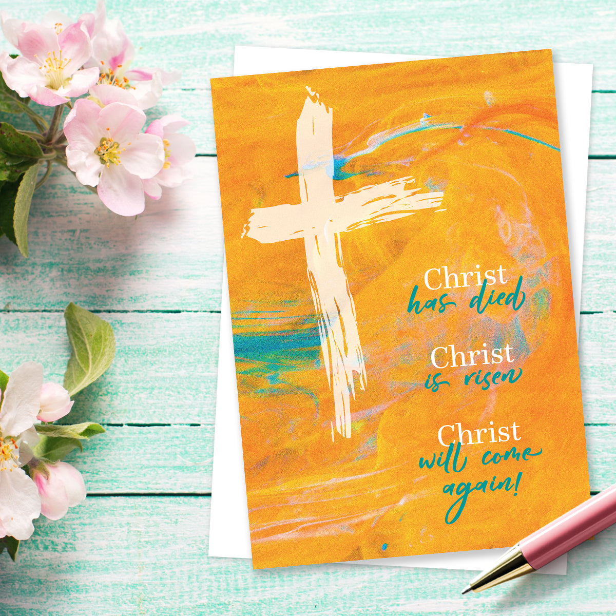 Compassion Charity Easter Cards - Cross (pack of 5) - The Christian Gift Company