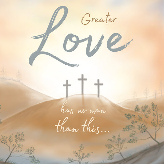 Mini Easter Cards - Greater Love (pack of 5) - The Christian Gift Company