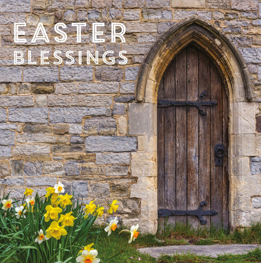 Easter Card - Church Door (pack of 5) - The Christian Gift Company