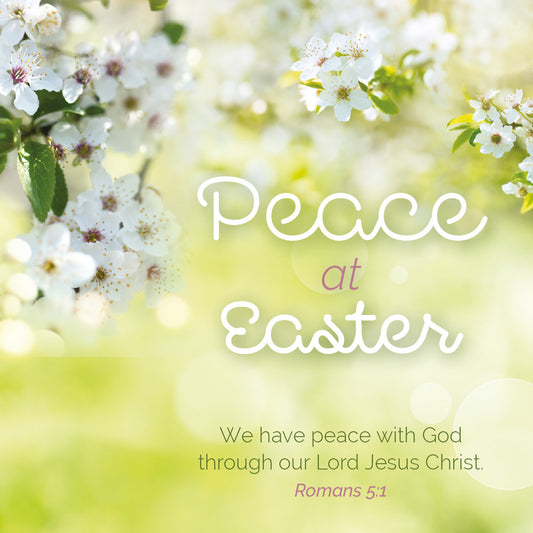 Mini Easter Cards - Peace At Easter (pack of 5) - The Christian Gift Company