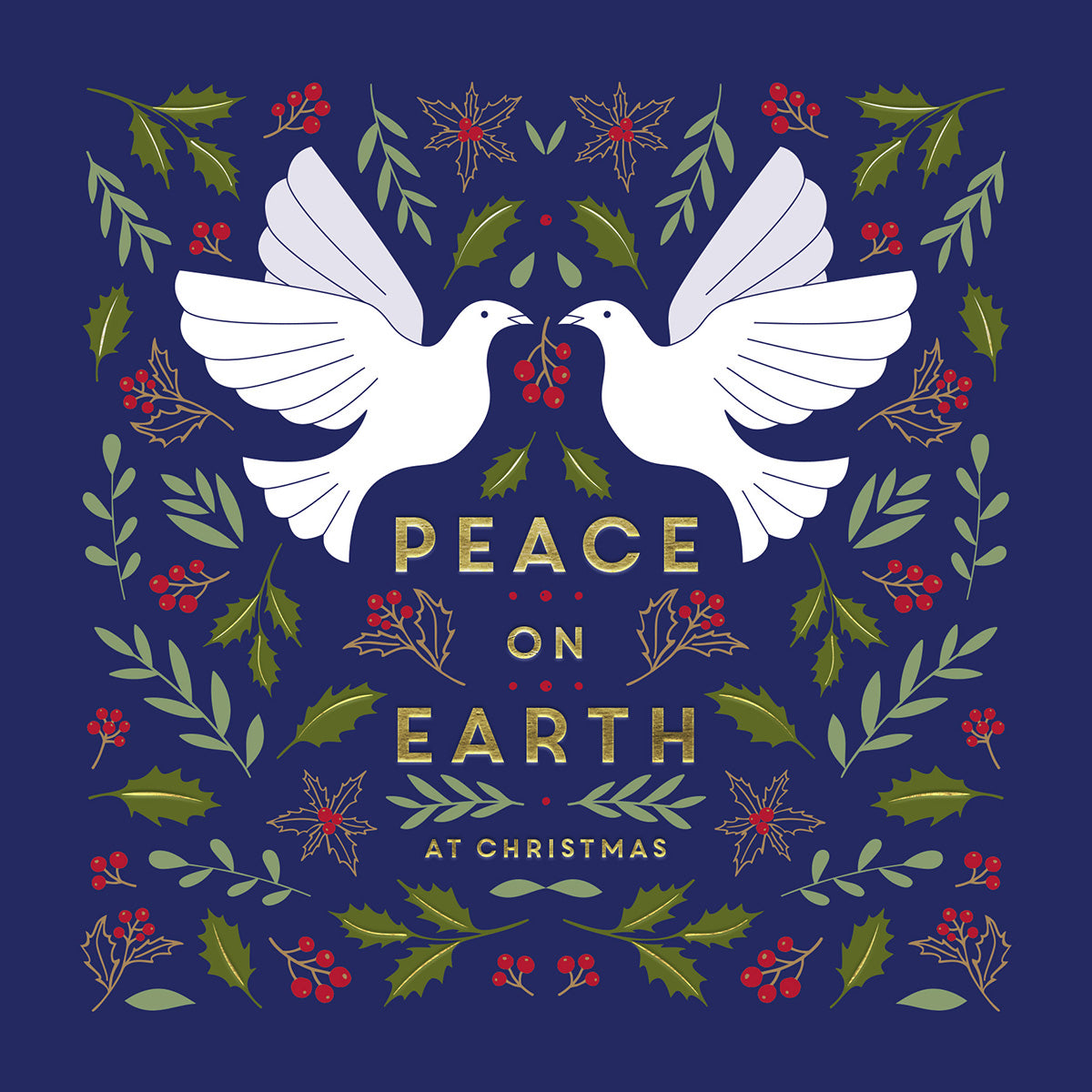 Compassion Christmas Card: Peace Doves (pack of 10) - The Christian Gift Company