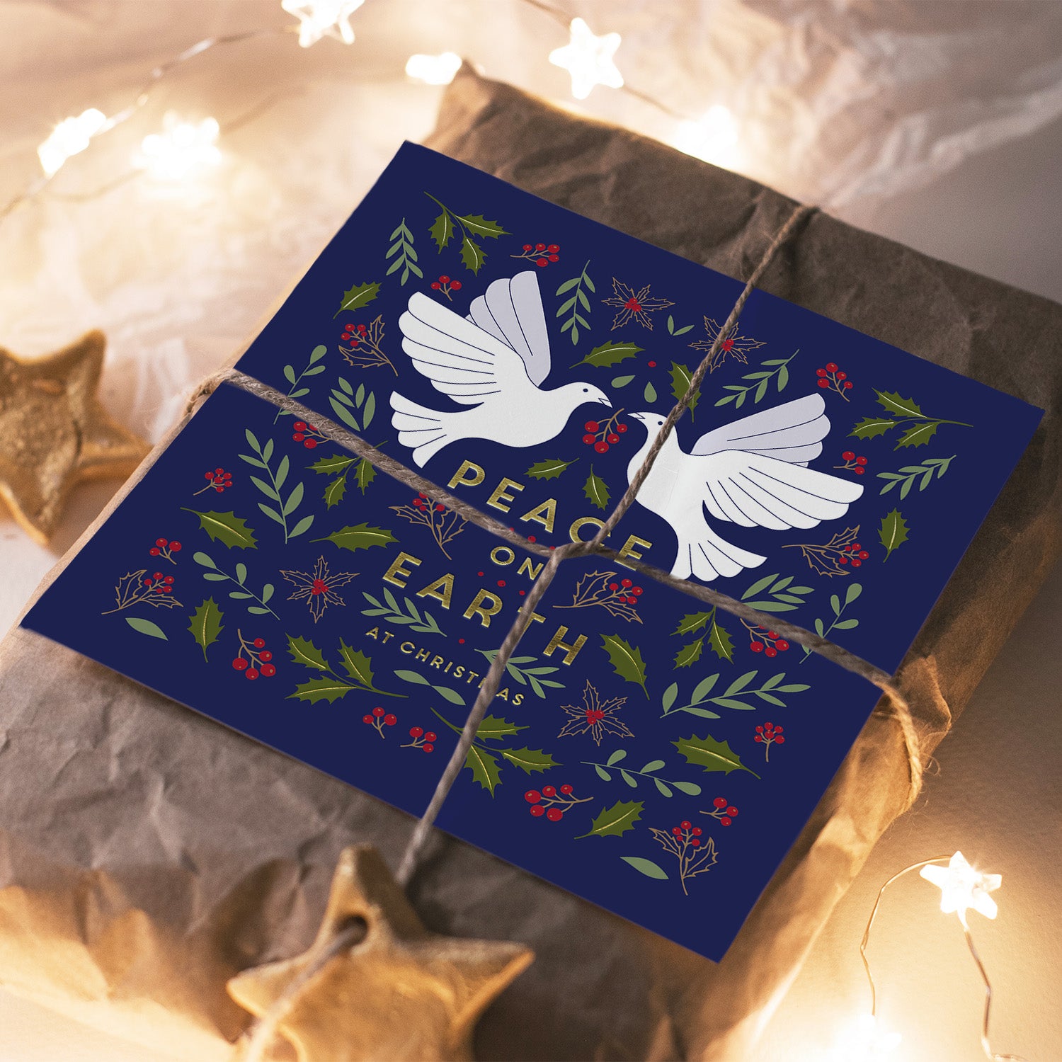 Compassion Christmas Card: Peace Doves (pack of 10) - The Christian Gift Company