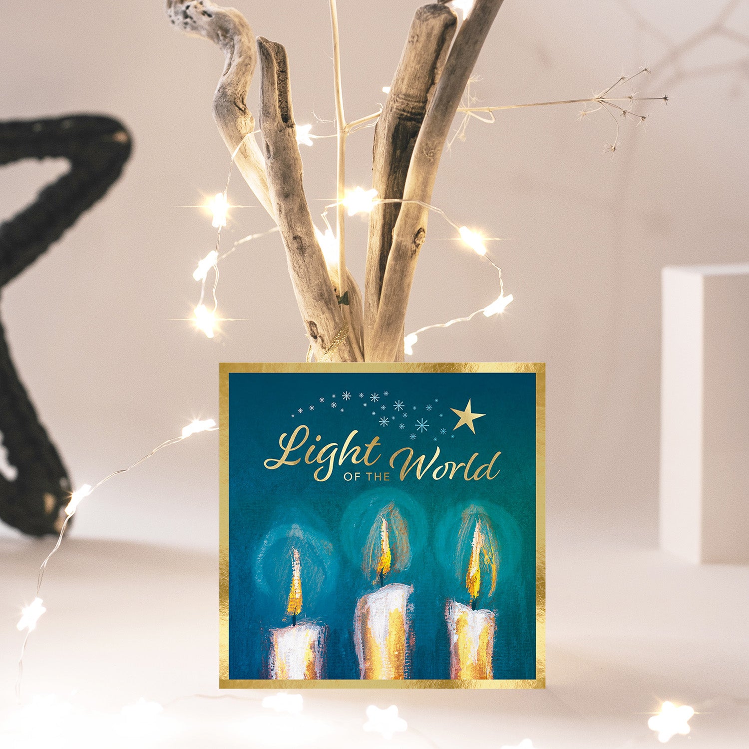 Compassion Christmas Card: Light Of The World (pack of 10) - The Christian Gift Company