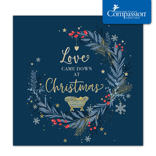 Compassion Christmas Card: Love Came Down (pack of 10) - The Christian Gift Company