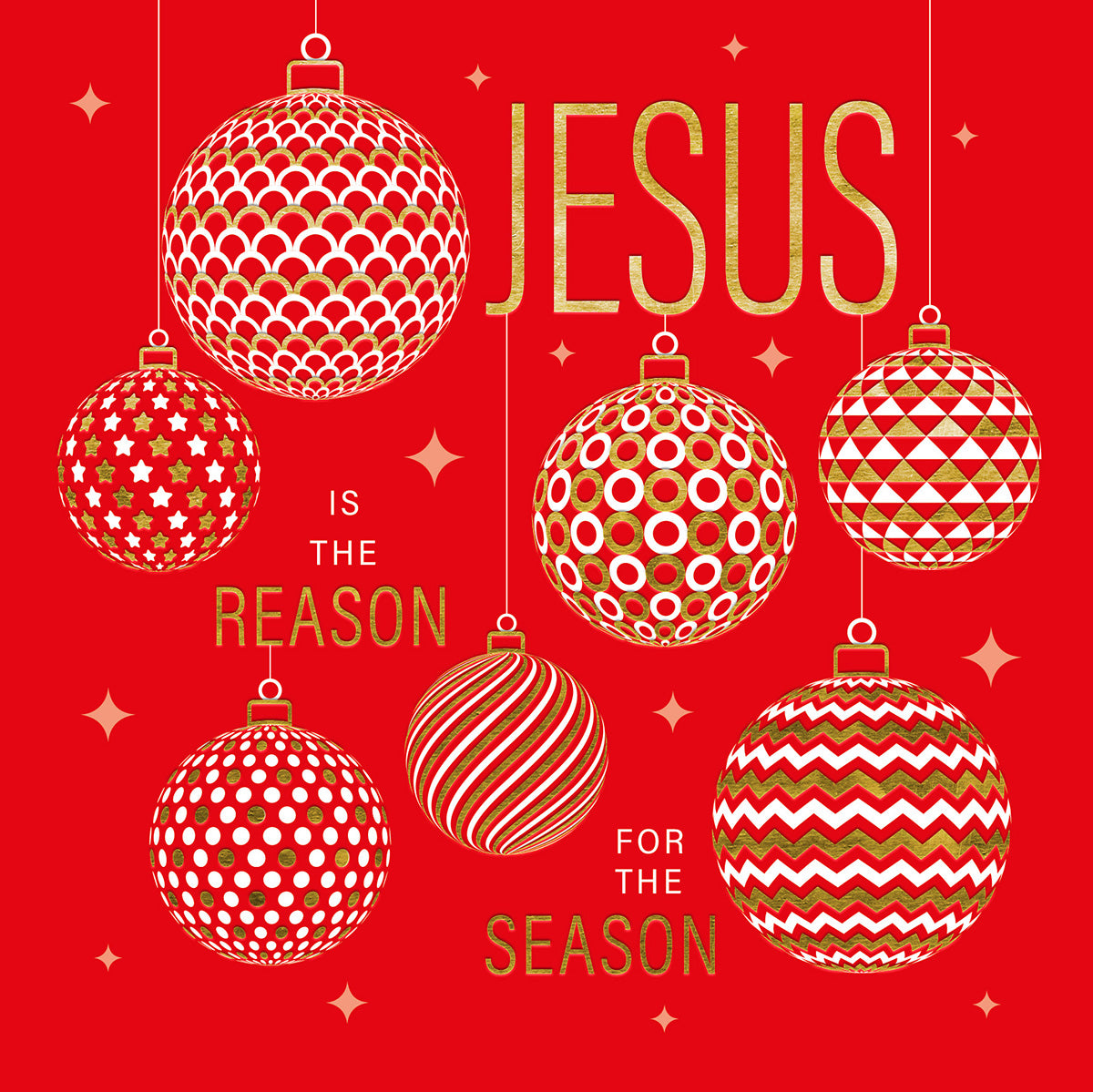 Compassion Christmas Card: Jesus/Reason (pack of 10) - The Christian Gift Company