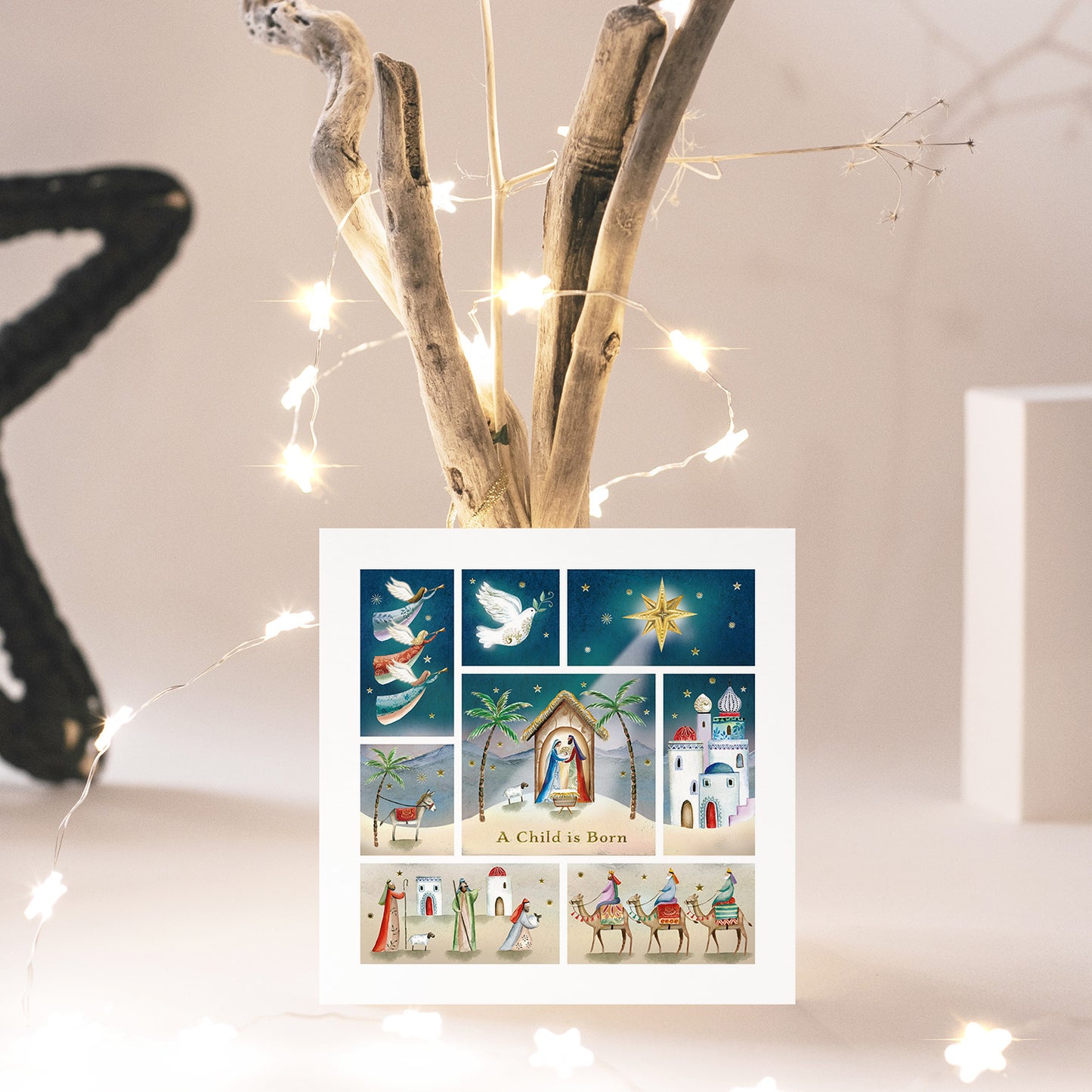 Compassion Christmas Card: A Child Is Born (pack of 10) - The Christian Gift Company