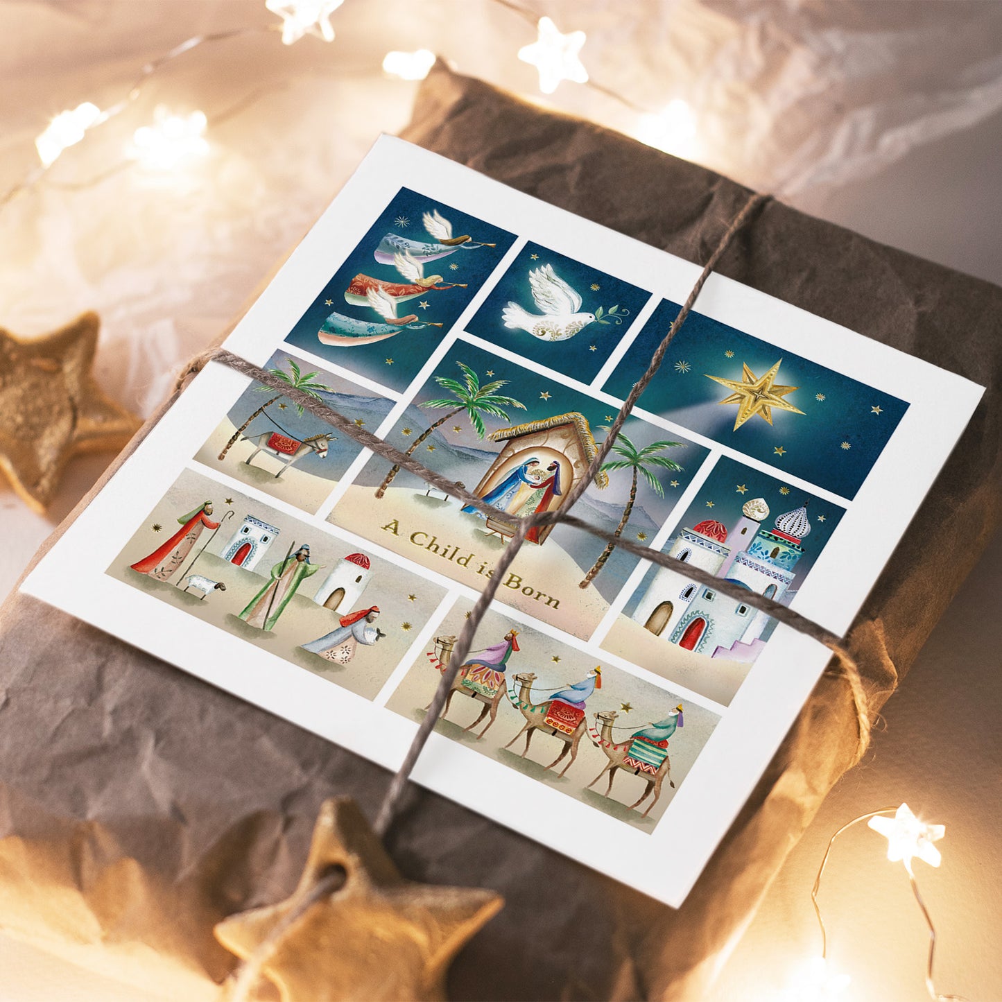 Compassion Christmas Card: A Child Is Born (pack of 10) - The Christian Gift Company