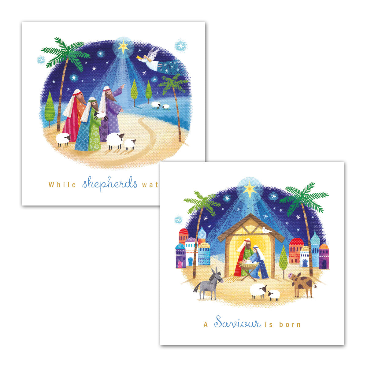 Compassion Christmas Cards: Nativity (pack of 16) - The Christian Gift Company