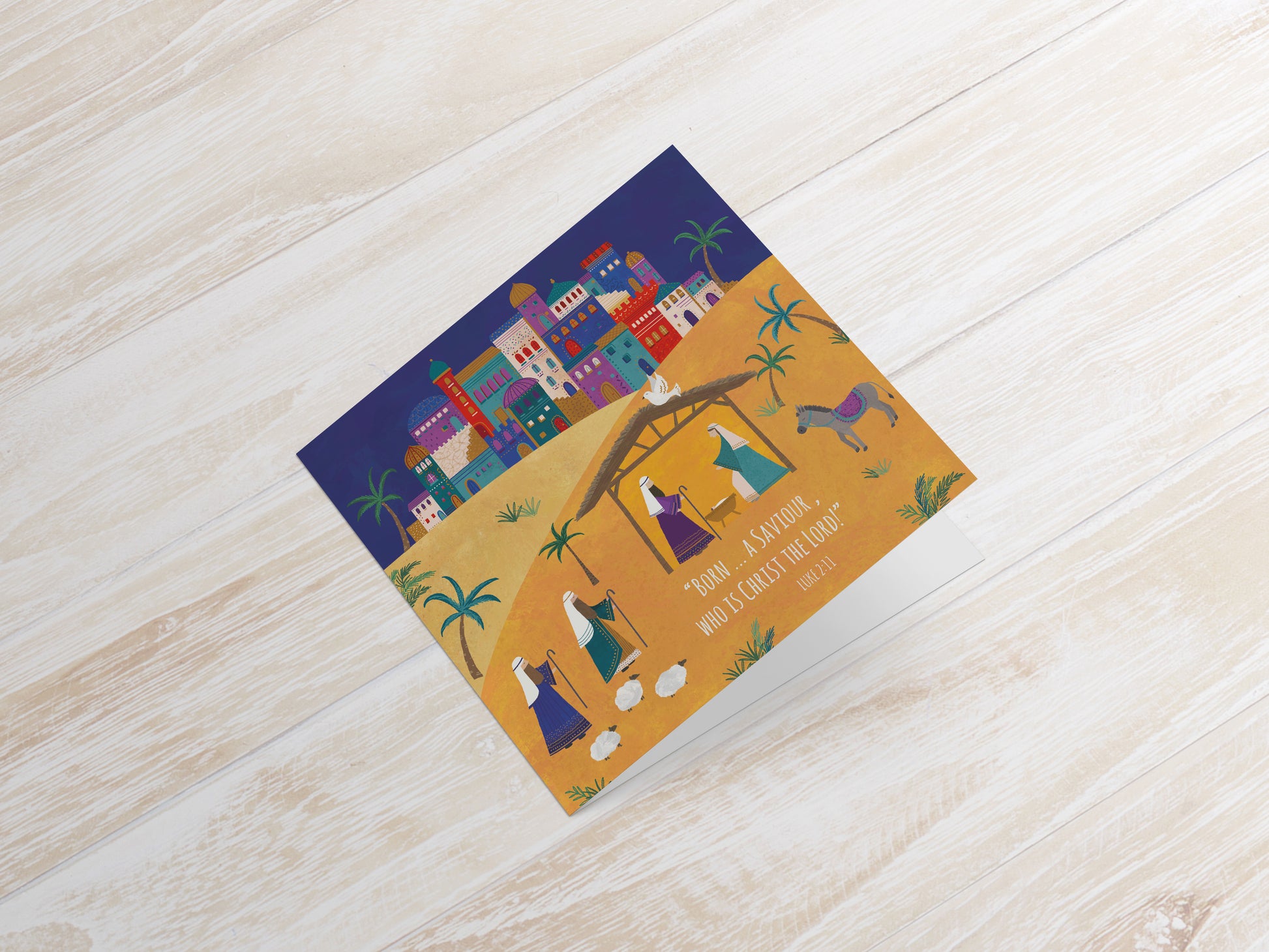 Compassion Christmas Card: A Saviour Is Born (pack of 10) - The Christian Gift Company