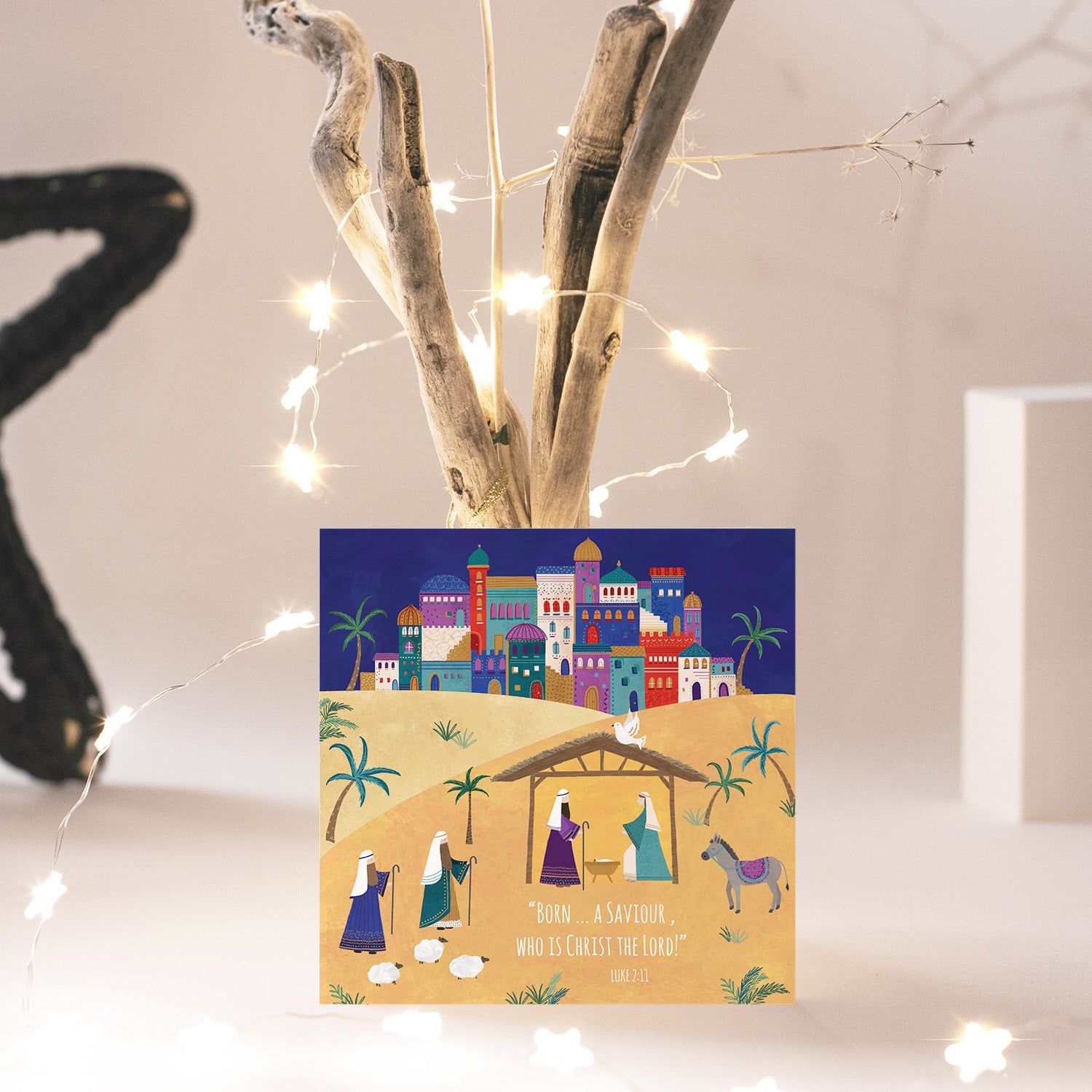 Compassion Christmas Card: A Saviour Is Born (pack of 10) - The Christian Gift Company