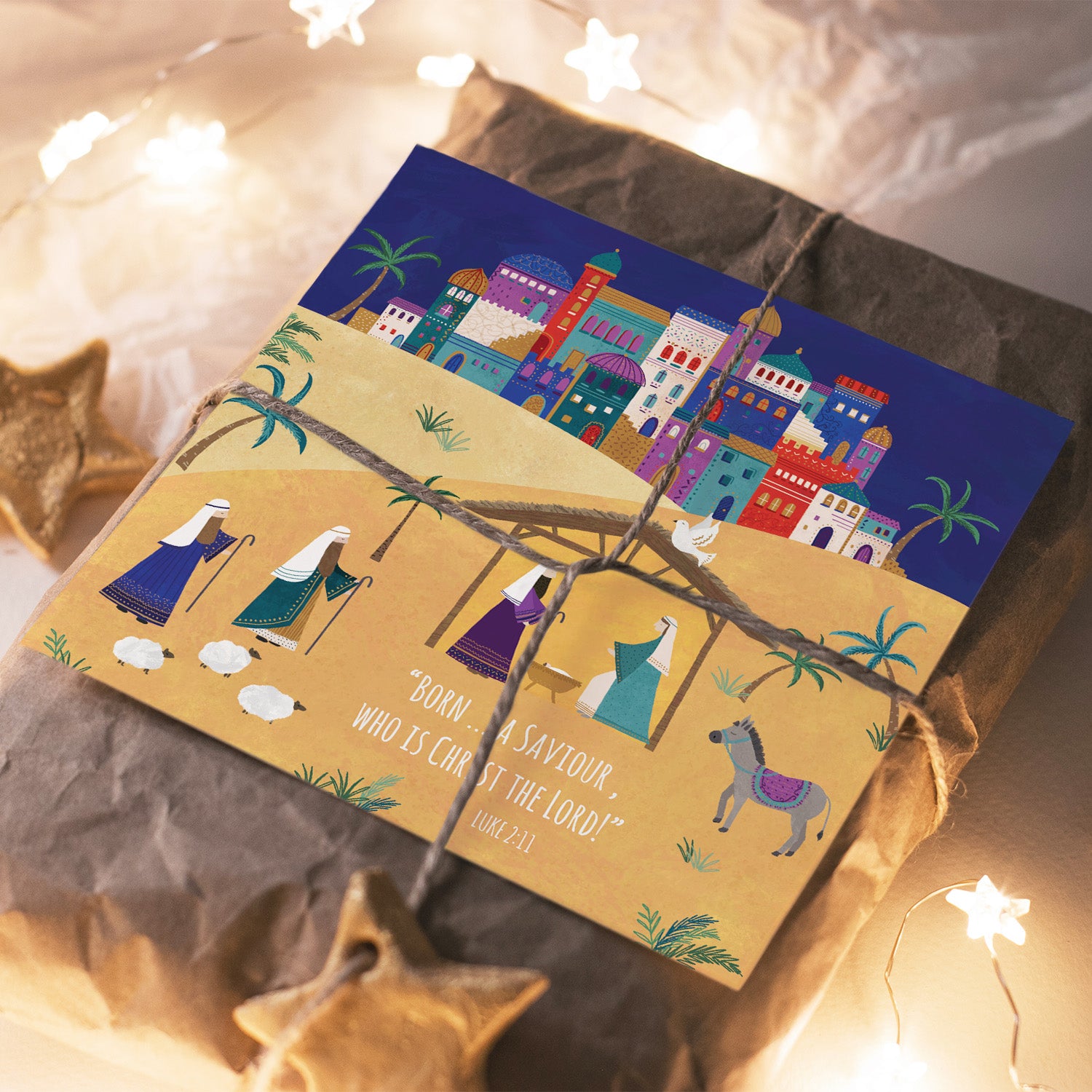 Compassion Christmas Card: A Saviour Is Born (pack of 10) - The Christian Gift Company