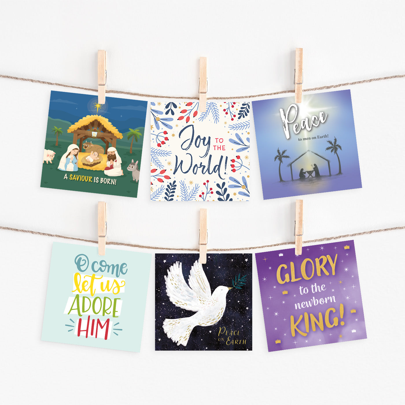 Compassion Christmas Minicard Boxed Assortment (20 cards) - The Christian Gift Company