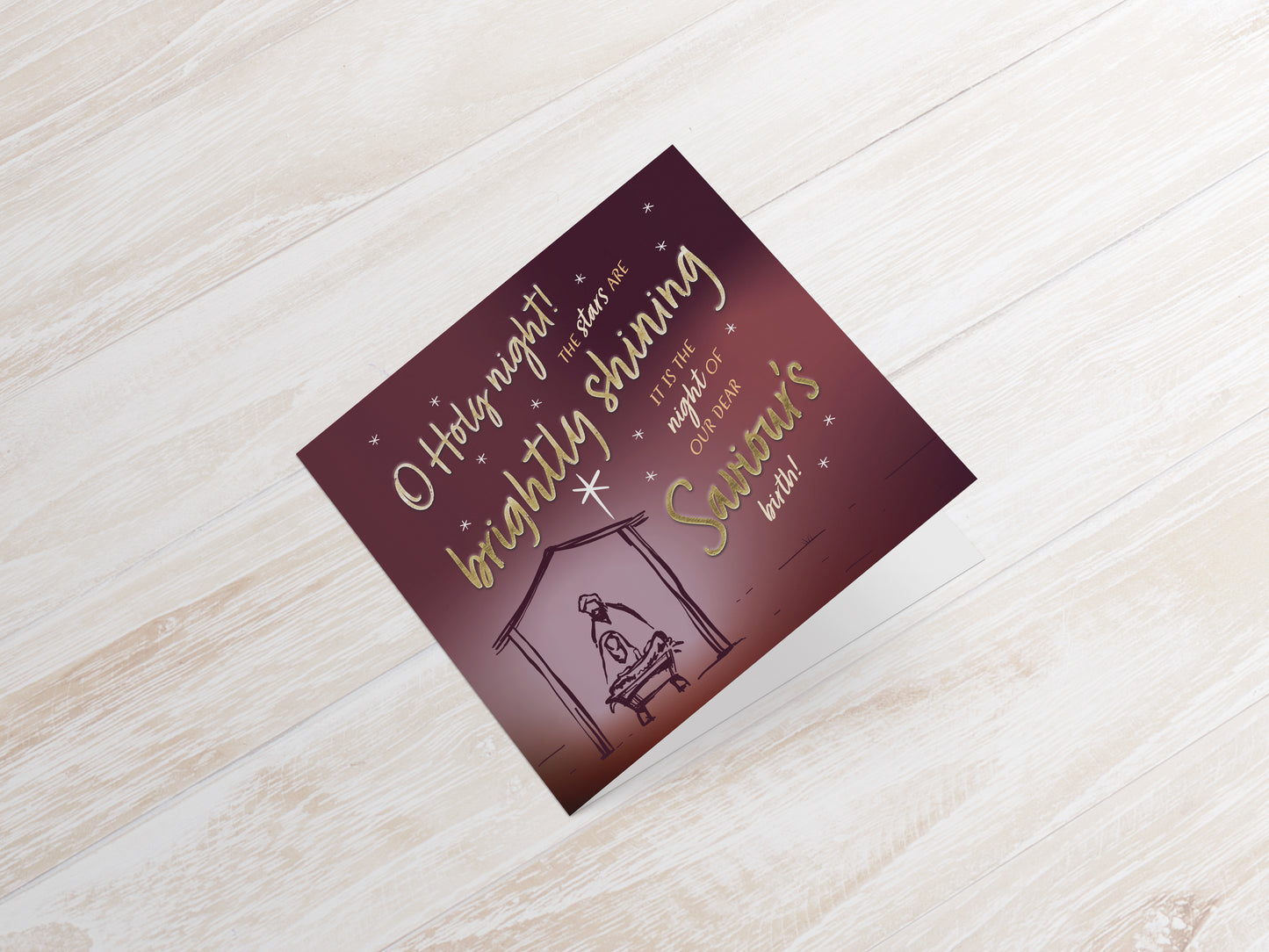 Compassion Christmas Card: Brightly Shining (pack of 10)