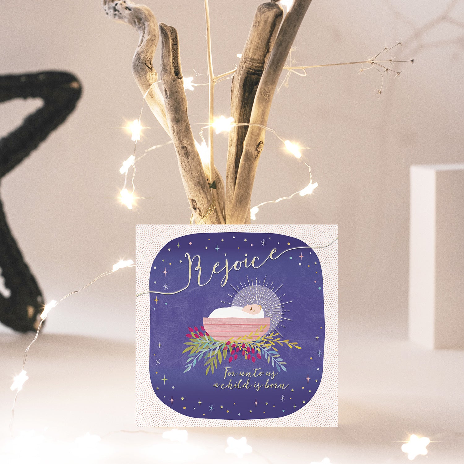Compassion Christmas Card: Rejoice (pack of 10) - The Christian Gift Company