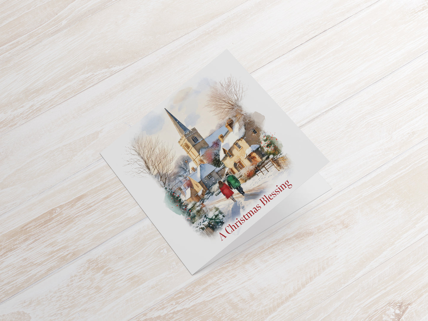 Compassion Christmas Card: Winter Walk (pack of 10) - The Christian Gift Company