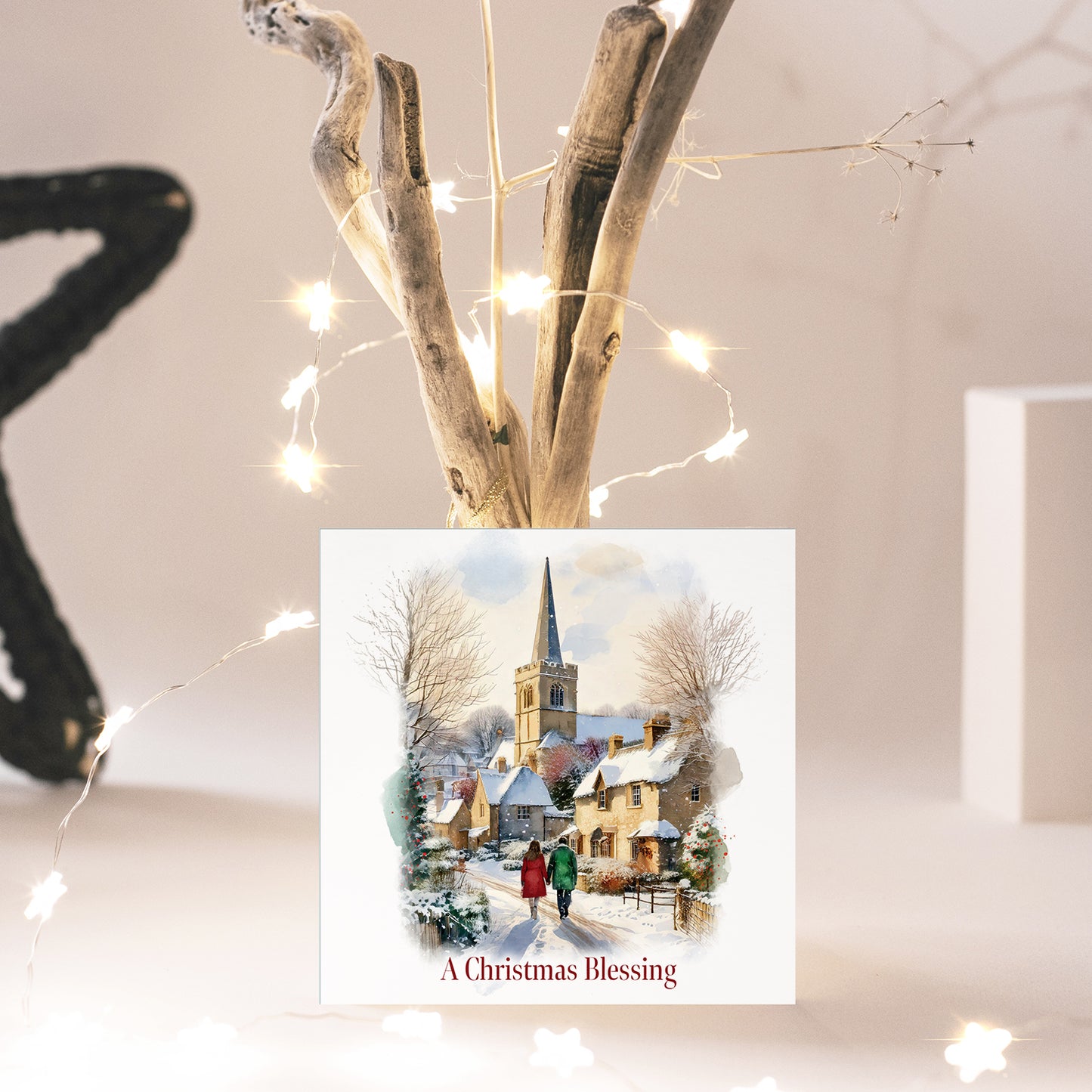 Compassion Christmas Card: Winter Walk (pack of 10) - The Christian Gift Company