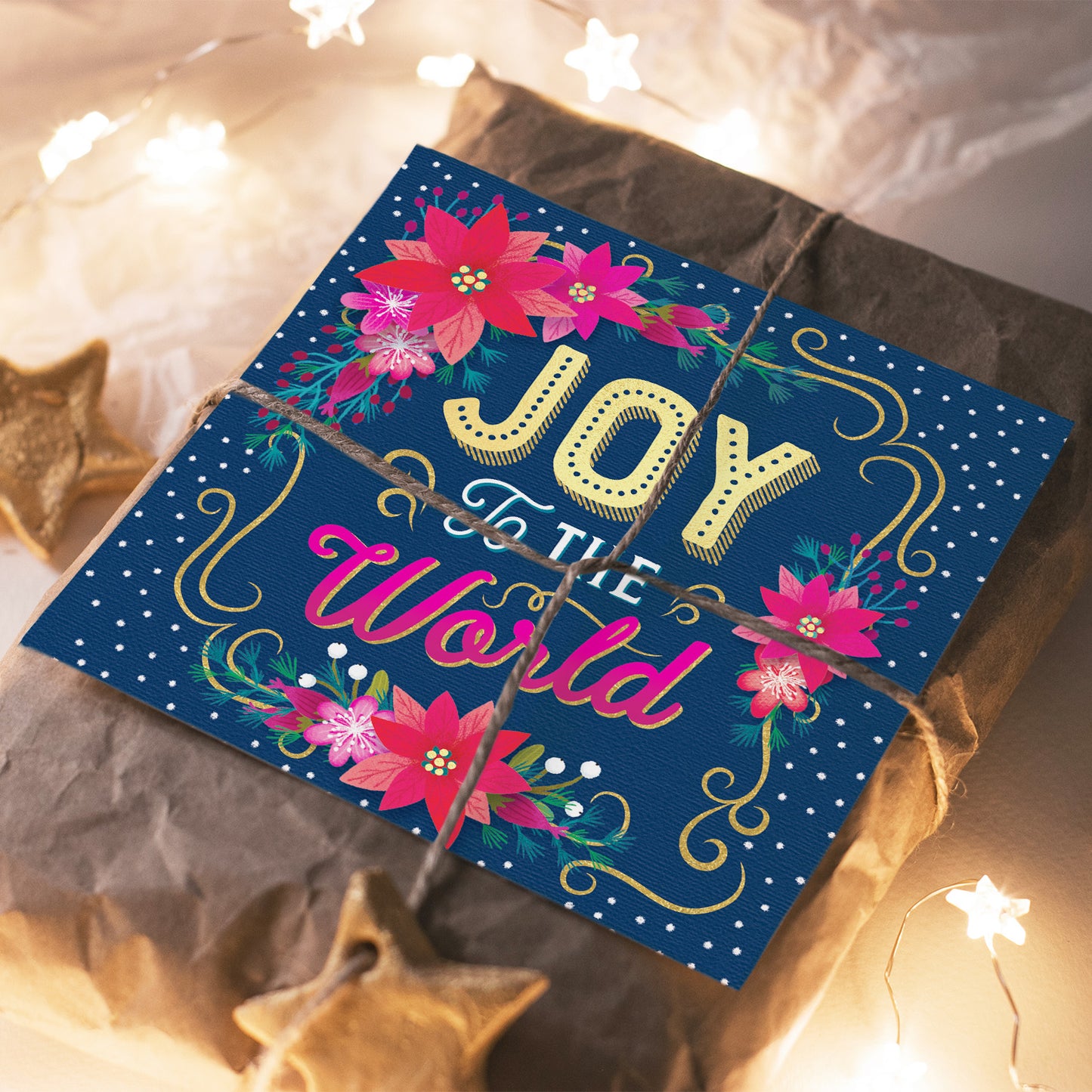 Compassion Christmas Card: Joy To The World (pack of 10) - The Christian Gift Company