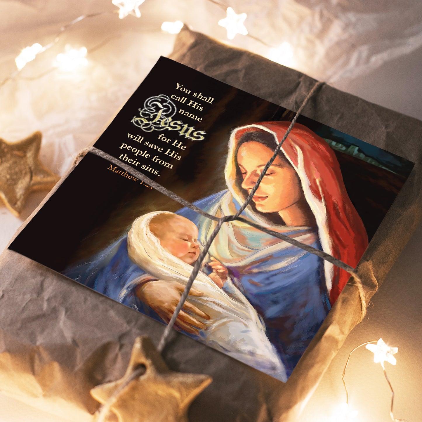 Compassion Christmas Card: Mary and Jesus (pack of 10) - The Christian Gift Company