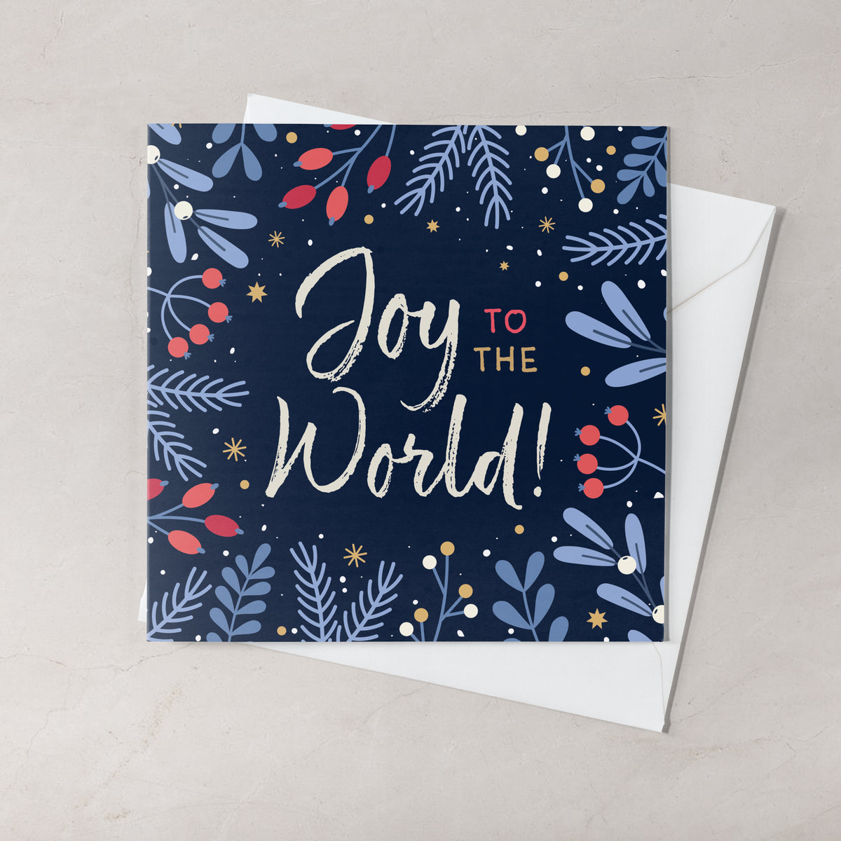 Compassion Christmas Mini Card: Joy/Foliage (pack of 10)