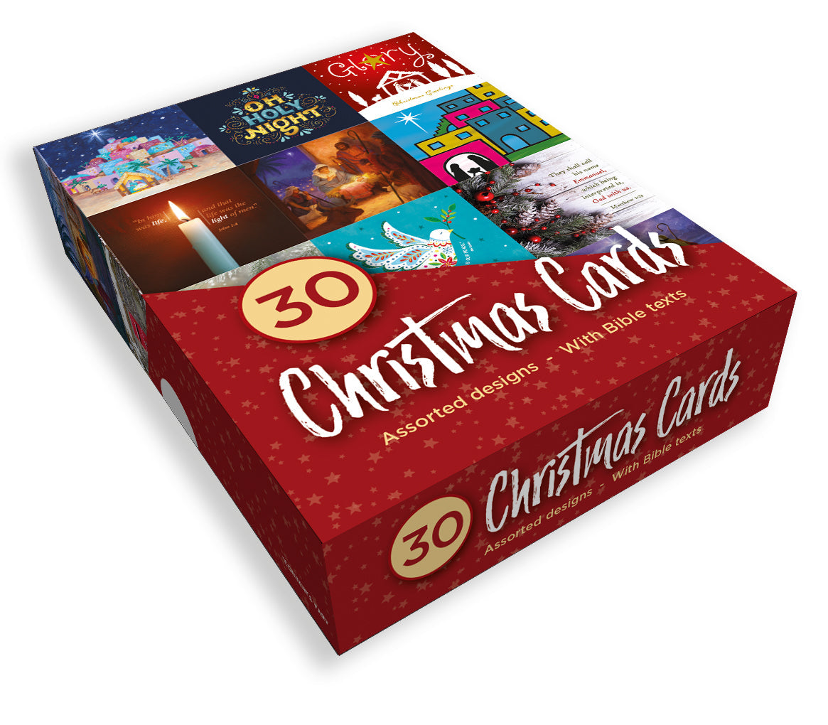 Value Christmas Card Boxed Assortment (30 cards) - The Christian Gift Company