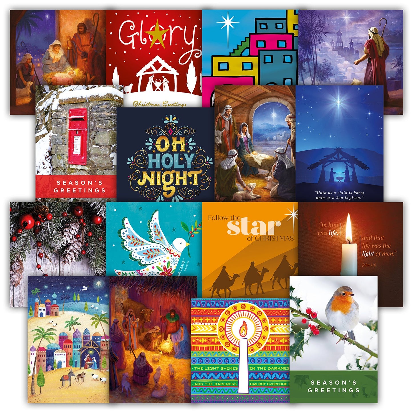 Value Christmas Card Boxed Assortment (30 cards) - The Christian Gift Company