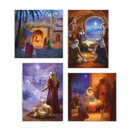 Traditional Nativity Christmas Card Boxed Assortment (20 cards) - The Christian Gift Company