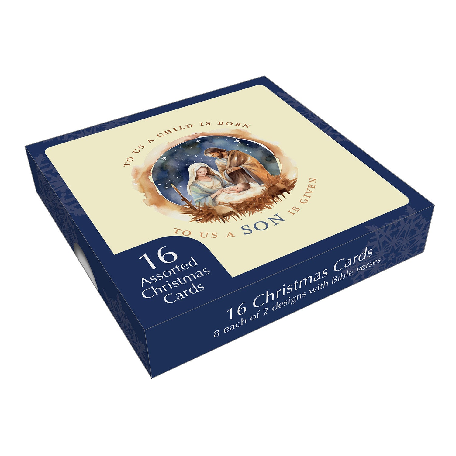 Christmas Card Box - Immanuel (16 cards) - The Christian Gift Company