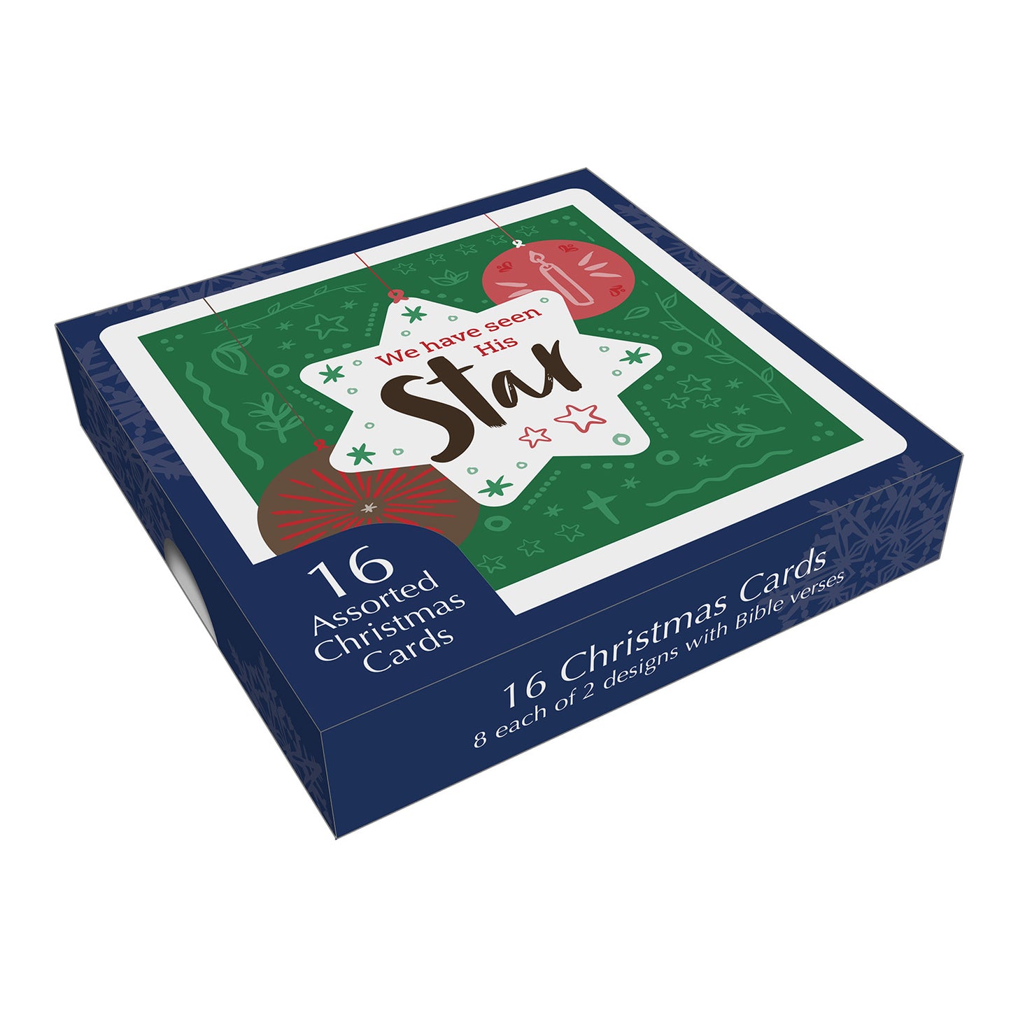 Christmas Card Box - Hope/Star (16 cards) - The Christian Gift Company
