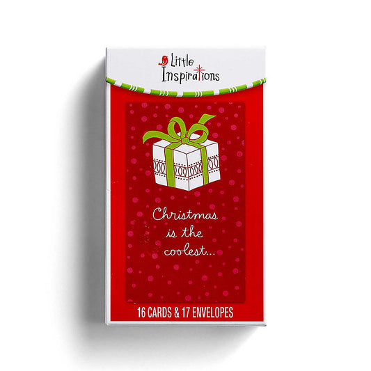 Little Inspirations Christmas Cards - Christmas Is The Coolest (16 cards) - The Christian Gift Company