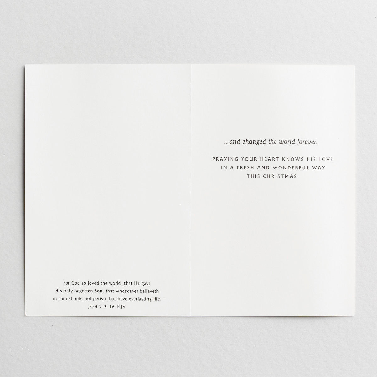 Christmas Cards - Love Came Down One Night (50 cards) - The Christian Gift Company