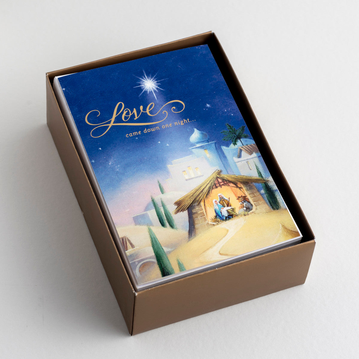 Christmas Cards - Love Came Down One Night (50 cards) - The Christian Gift Company
