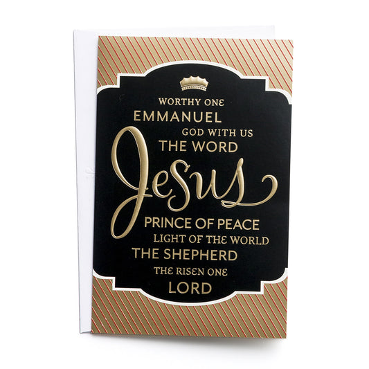 Christmas Cards - Names of Jesus (50 cards) - The Christian Gift Company