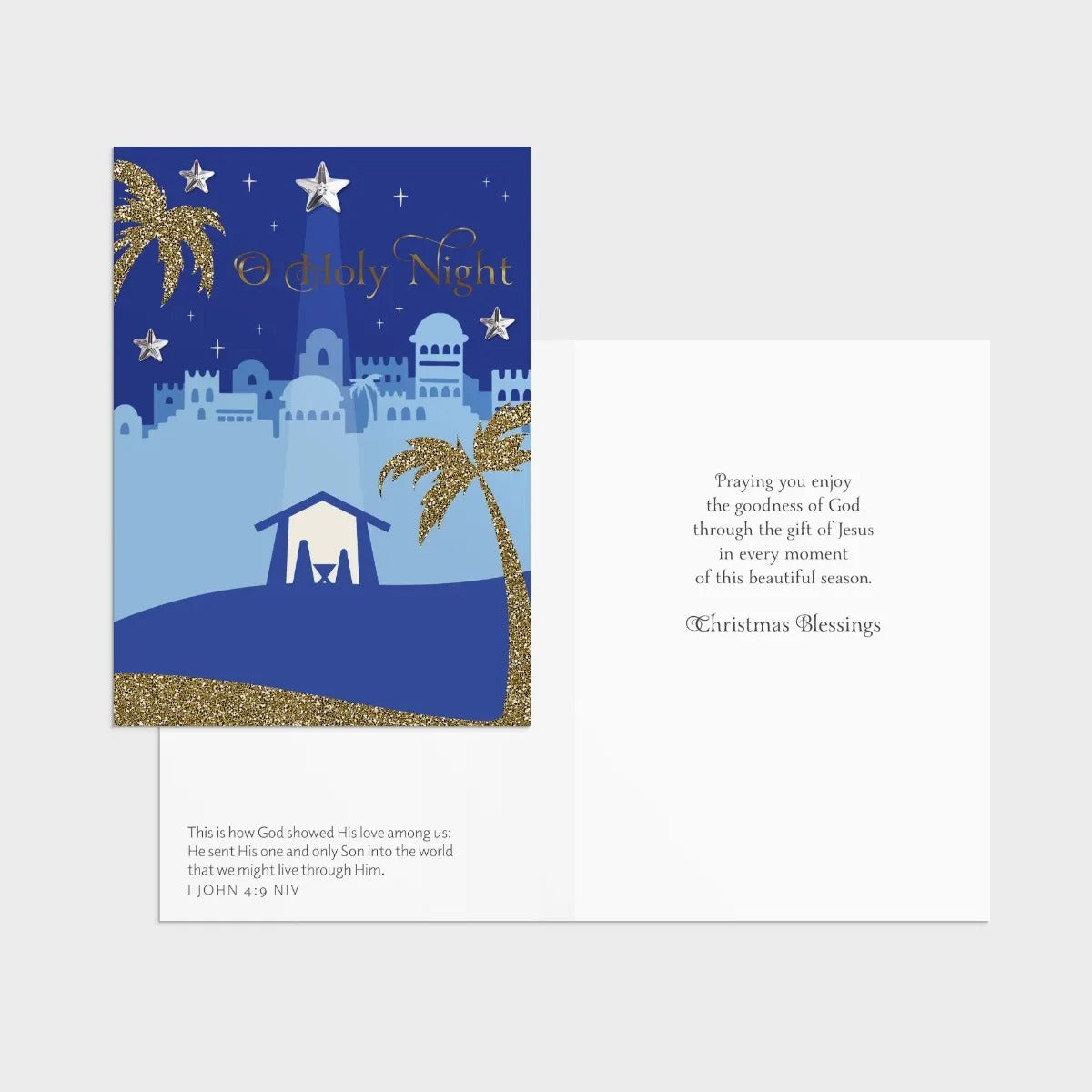 Christmas Card Dual Pack - O Holy Night (24 cards) - The Christian Gift Company