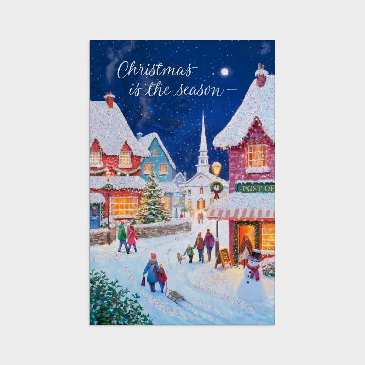 Premium Christmas Card Box - Christmas is the Season (18 cards) - The Christian Gift Company