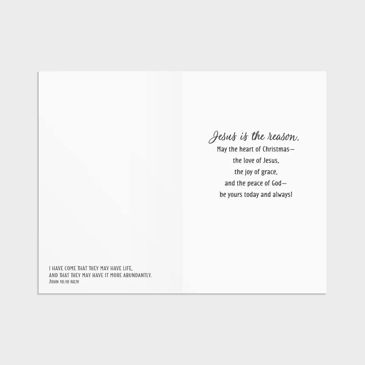 Premium Christmas Card Box - Christmas is the Season (18 cards) - The Christian Gift Company