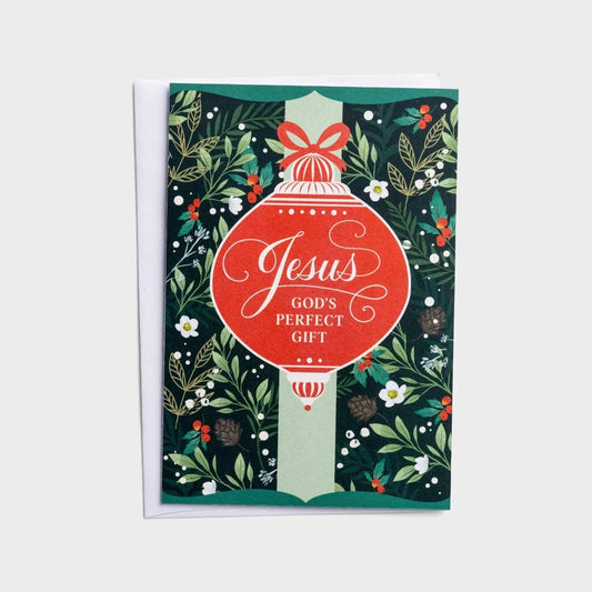 Christmas Cards - Jesus Ornament (18 cards) - The Christian Gift Company