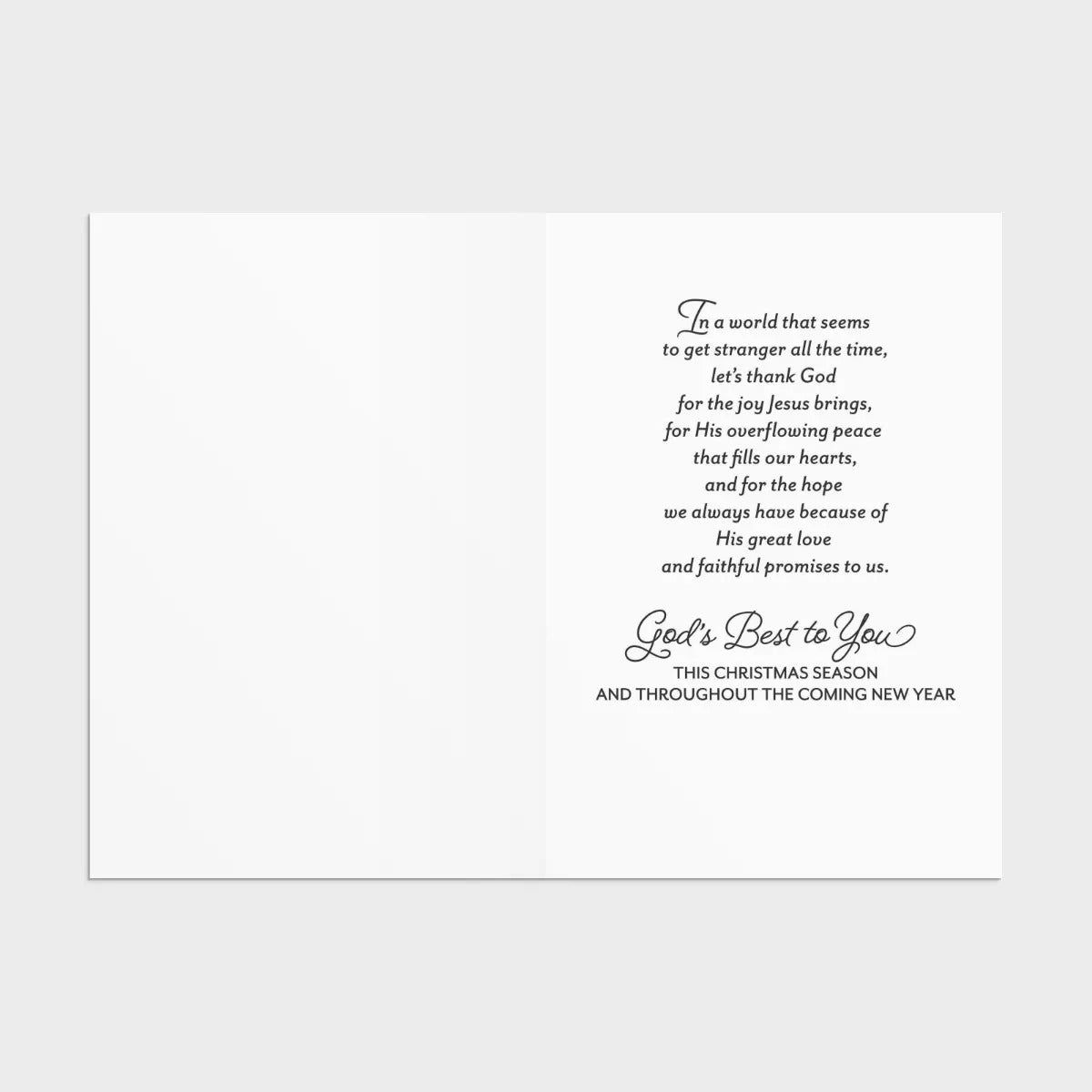 Christmas Cards - The God Of Hope (18 cards) - The Christian Gift Company