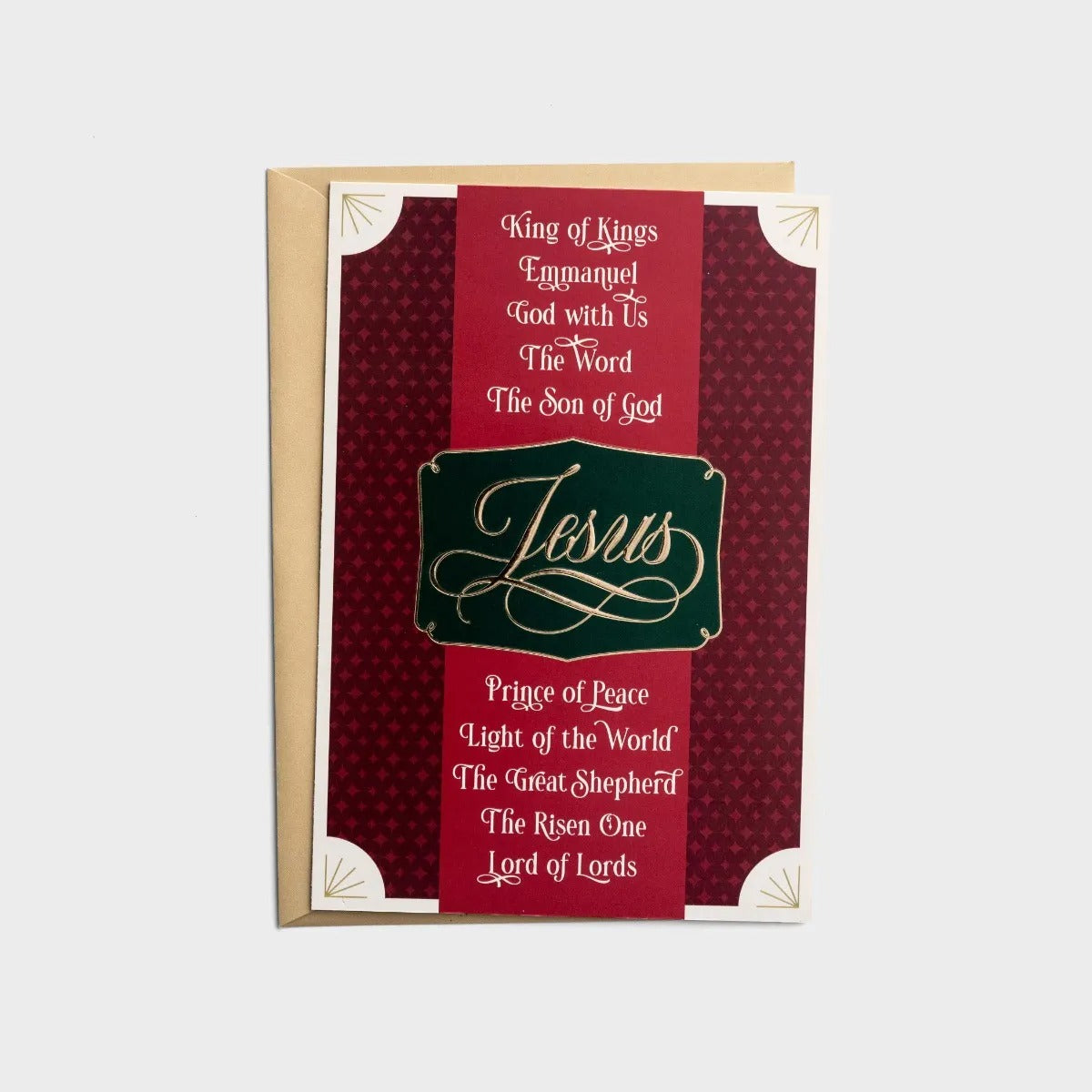 Christmas Cards - Names of Jesus (18 cards) - The Christian Gift Company
