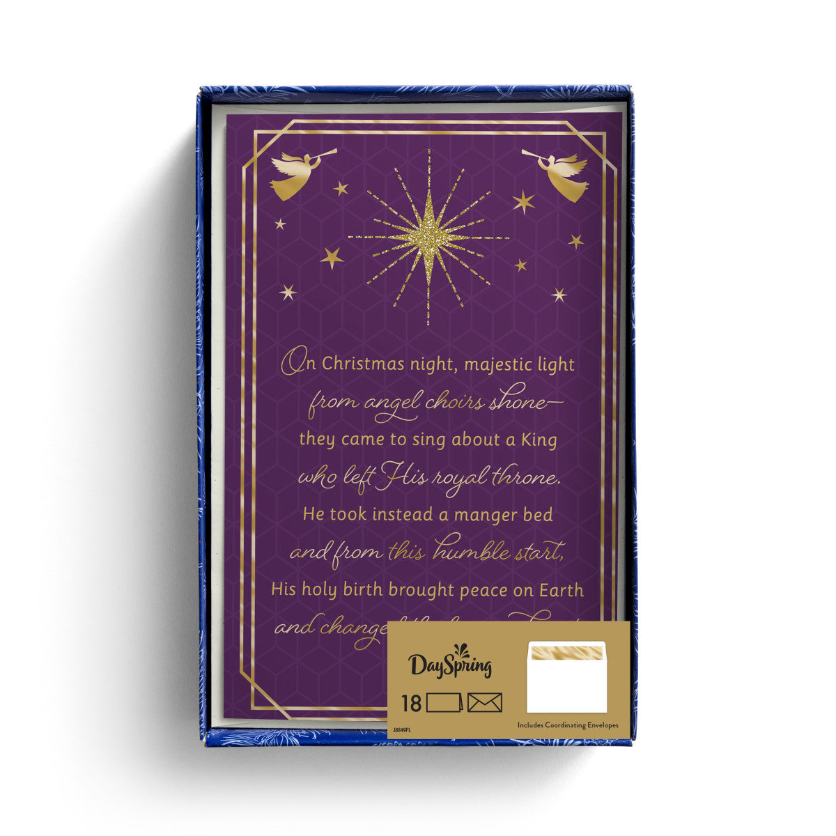 On Christmas Night - 18 Christmas Boxed Cards - The Christian Gift Company