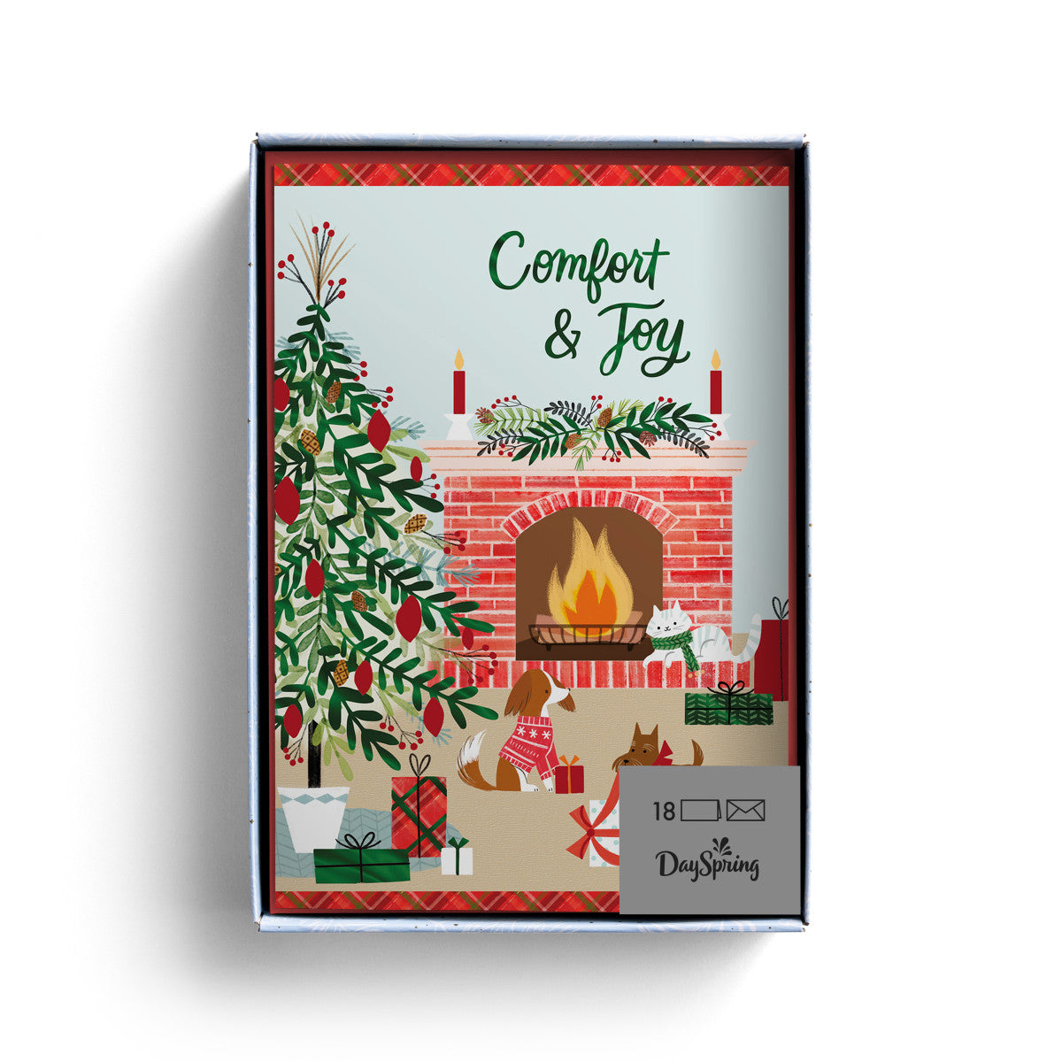 Comfort & Joy - 18 Christmas Boxed Cards - The Christian Gift Company